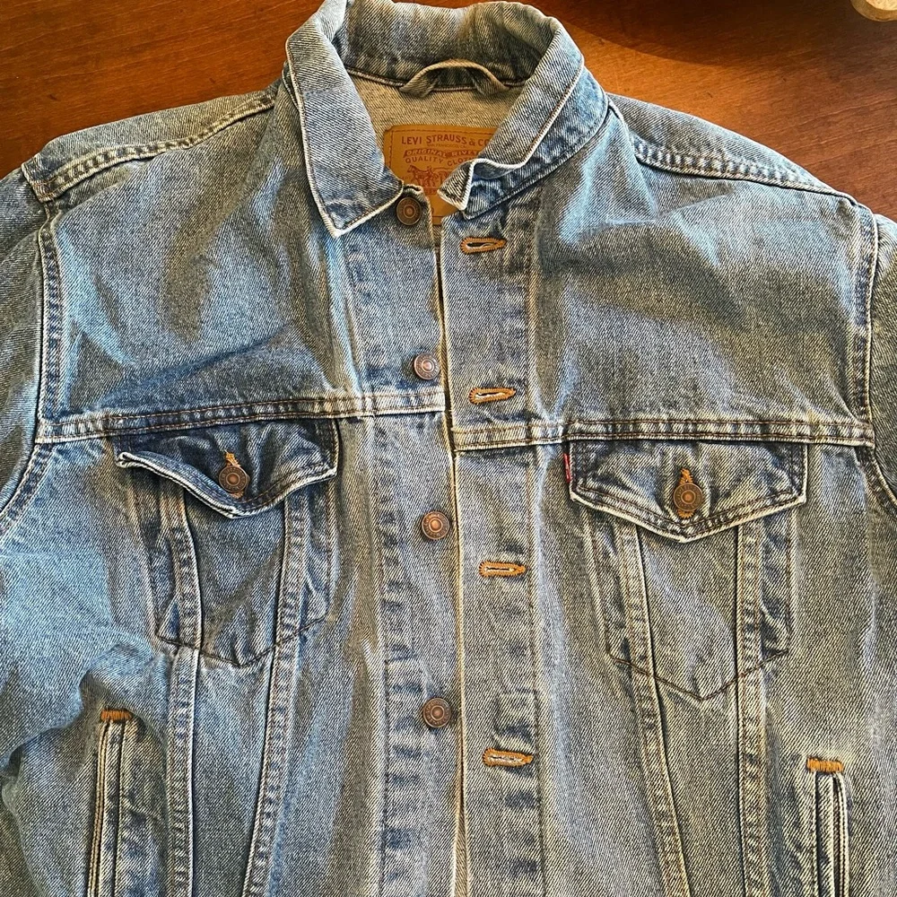 Levi’s Denim Trucker Jacket 80s/90s vintage size medium Men’s - Picture 11 of 13